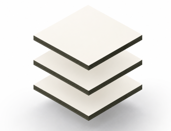 Trespa Izeon Varitop 6 mm Creme RAL 9001