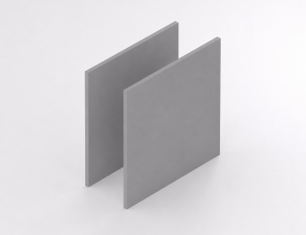 Hard PVC 2 mm grijs RAL 7011