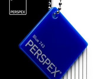 Perspex® Acrylaat GS Blauw 743 / 3 mm