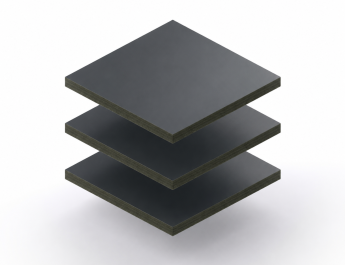 Trespa Izeon Varitop 6 mm Anthraciet RAL 7016