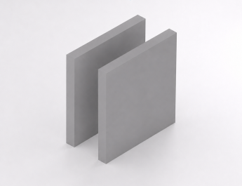 Hard PVC 4 mm grijs RAL 7011