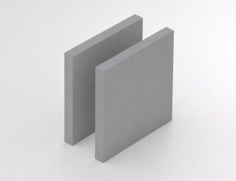 Hard PVC 6 mm grijs RAL 7011
