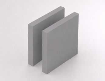 Hard PVC 8 mm grijs RAL 7011