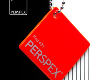 Perspex® Acrylaat GS Oranjerood 431 / 3 mm