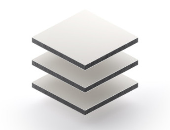 ACP Kleur Wit 9003 mat/mat : 2 mm