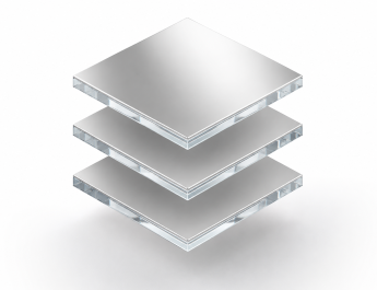 Acrylaat XT Spiegel Zilver :  3 mm