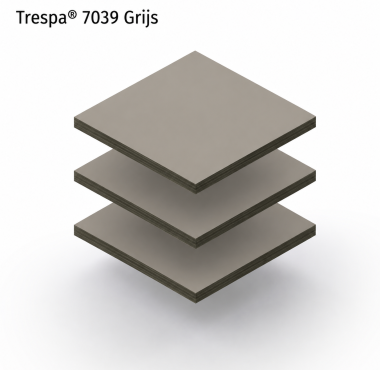 Trespa Izeon Varitop 6 mm Grijs RAL 7039