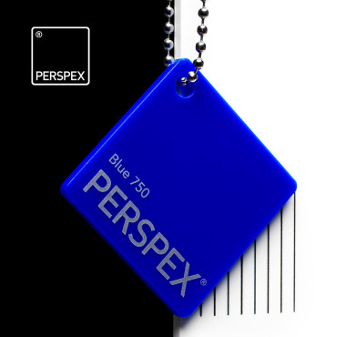 Perspex® Acrylaat GS Felblauw 750 / 3 mm