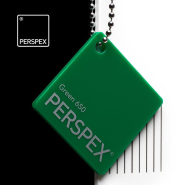 Perspex® Acrylaat GS Groen 650 / 3 mm