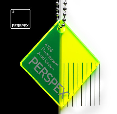 Perspex® Acrylaat GS Fluor Acid Green 6T66