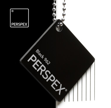 Perspex® Acrylaat GS Zwart 962 / 6 mm