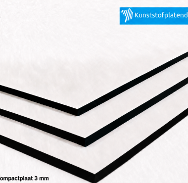 HPL kompact plaat Wit Glad 3 mm RAL 9010
