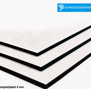 HPL kompact plaat Wit Glad 4 mm RAL 9010