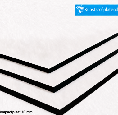 HPL kompact plaat Wit Glad 10 mm RAL 9010