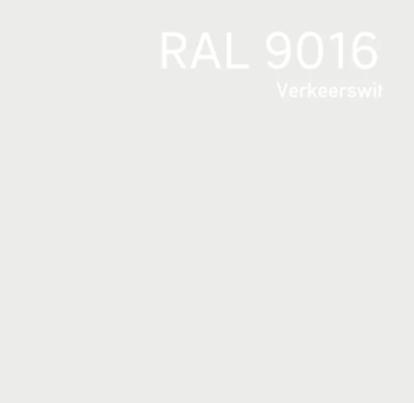 HPL Structuur plaat Wit RAL 9016
