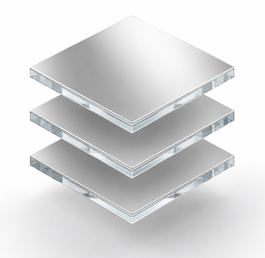 Acrylaat XT Spiegel Zilver :  3 mm